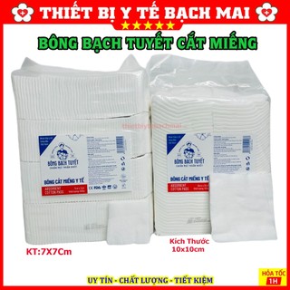 Bông Bạch Tuyết Cắt Miếng 1kg - Vệ Sinh Cho Bé