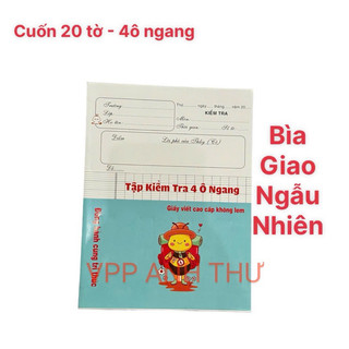 5 CUỐN TẬP - GIẤY KIỂM TRA (SL :5 )