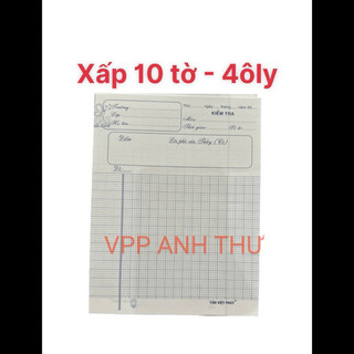 5 CUỐN TẬP - GIẤY KIỂM TRA (SL :5 )