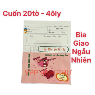 5 CUỐN TẬP - GIẤY KIỂM TRA (SL :5 )