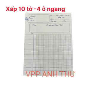 5 CUỐN TẬP - GIẤY KIỂM TRA (SL :5 )