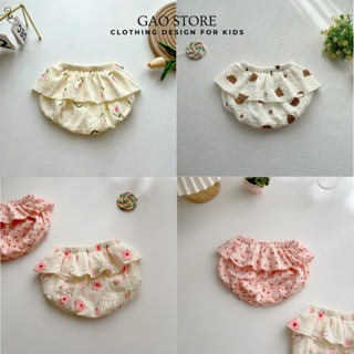 Quần chip cho bé gái sơ sinh chất liệu Xô Muslin mềm mát, quần bé gái size từ SS đến 12kg, quần lót bé gái dễ thương