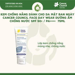 Kem chống nắng dành cho Da mặt hàng ngày Cancer Council Face Day Wear SPF 50+/ PA ++++
