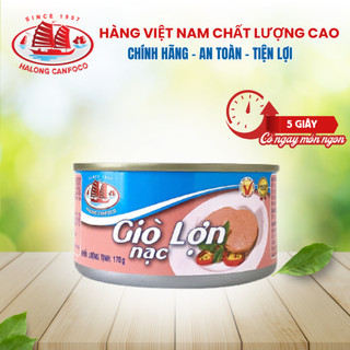 Giò Lợn Nạc 170g - Đồ Hộp Hạ Long [DATE T07/2025]