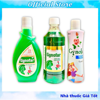 Dung dịch vệ sinh phụ nữ / Nước rửa phụ khoa Gynofar the mát dễ chịu, không gây kích ứng (PHARMEDIC)