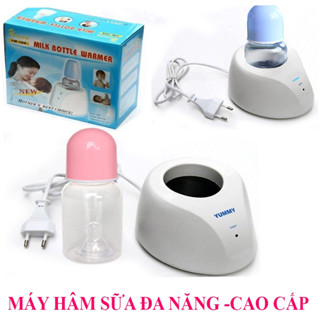 Máy hâm sữa Máy ủ nóng sữa đa năng tiệt trùng Yummy tặng kèm bình sữa - Duy trì nhiệt độ đều đặn và lâu dài