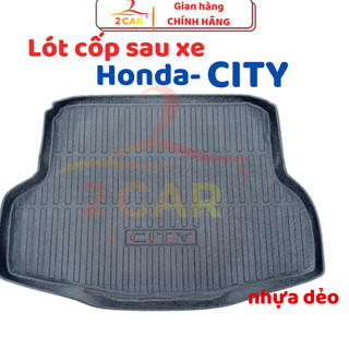 Lót cốp nhựa dẻo xe Honda City 2021 2022 2023 2023 2024- 2015 Hàng không mùi , dễ vệ sinh, không thấm nước