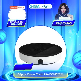 Bếp từ Xiaomi Youth Lite DCL002CM 9 mức nhiệt, Bếp điện từ xiaomi thiết kế tinh thế dễ dàng sử dụng
