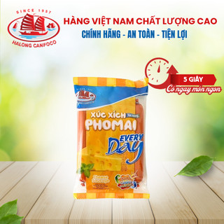 Xúc Xích Tiệt Trùng Phô Mai Everyday HALONG CANFOCO 35g x 5 cây/túi