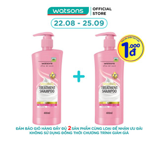 Dầu Gội Watsons Treatment Shampoo Yoghurt For Rough Or Curly Hair 400ml