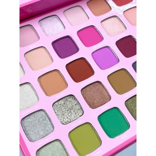 (THANH LÝ) Phấn Mắt Morphe x Jeffree Star Palette. Màu Mắt Hồng, Nhiều Màu