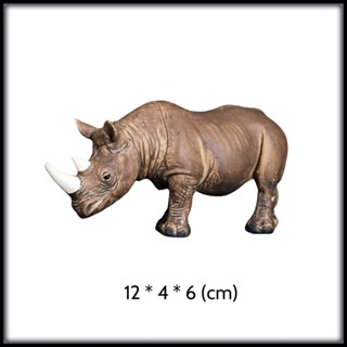  Mô hình động vật con tê giác loại 2 Đồ chơi cho bé 