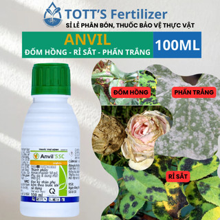 Thuốc Trị Nấm anvil Cho Hoa Hồng, Cây Kiểng, Phong Lan chai 100ml, Đảm bảo hết