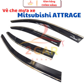 Vè che mưa xe Mitsubishi Attrage 2016- 2021, 2022,2023, 2024 chỉ inox cao cấp nhất thị trường