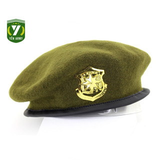 Mũ Nồi Nam Nữ - Mũ Bê Rê Màu Xanh Rêu / Đỏ / Đen