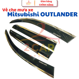 Vè che mưa xe OUTLANDER 2018- 2024 chỉ inox cao cấp nhất thị trường