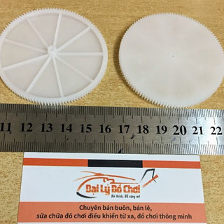 Bánh răng nhựa 120 răng lỗ trục 1.9mm dùng chế tạo đồ chơi