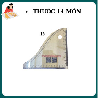 COMBO thước cắt may 14 MÓN  [ FREESHIP ] thước nhựa dẻo (CÓ BÁN LẺ)
