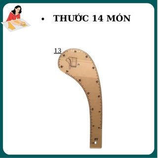 COMBO thước cắt may 14 MÓN  [ FREESHIP ] thước nhựa dẻo (CÓ BÁN LẺ)