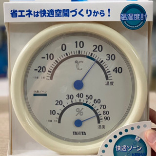 Nhiệt ẩm kế Tanita TT513 cơ học. Đồng hồ đo nhiệt độ và độ ẩm phòng, để bàn treo tường tiện dụng Nhật Bản