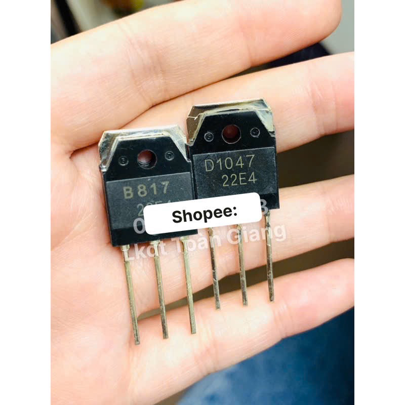 Cặp sò công suất B817+D1047 hàng tốt