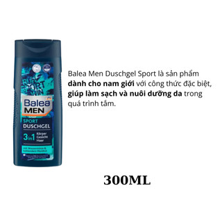 Dầu gội đầu, sữa tắm balea men hương thơm Đức