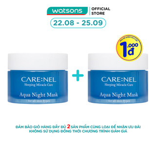 Mặt Nạ Ngủ Care:Nel Aqua Night Mask Mềm Mịn & Căng Bóng Da 15ml
