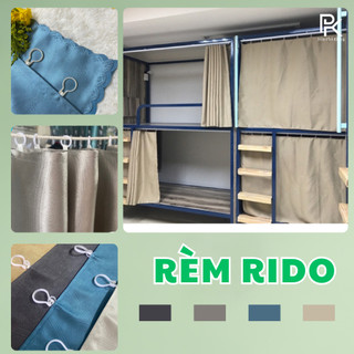 Rèm Cửa Rido  Chống Nắng Ngăn Phòng Giường Tầng Kí Túc Xá 3 Lớp Dễ Lắp