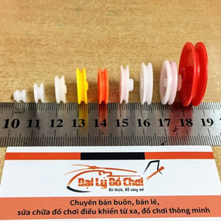 Bánh răng ròng rọc trục 1.95 đến 2.05mm đường kính đủ kích cỡ dành để chế tạo đồ chơi