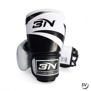 (Tặng Kèm Túi Đựng ) Găng Tay Đấm Bốc BN Phiên Bản Màu Trắng Găng Đấm Bốc Cao Cấp Boxing Muay Thai Phiên Bản 2024