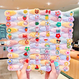 Set 5 kẹp tóc NHUNG cực xinh xắn dễ thương phong cách HQ cho bé gái - Z10