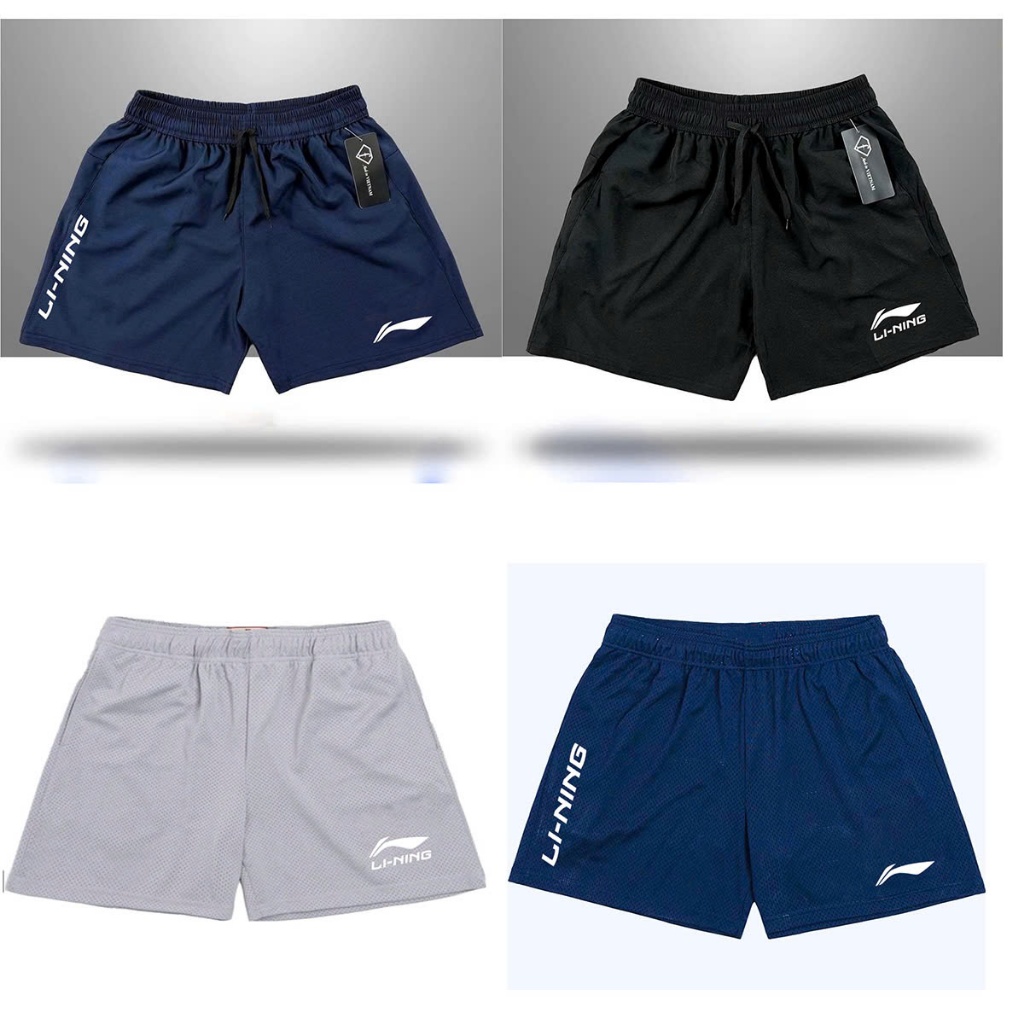 QUẦN ĐÙI THỂ THAO, MẪU LI-NING. CHẤT THUN MÈ. THOÁNG MÁT. SIZE 45 - 100 kg