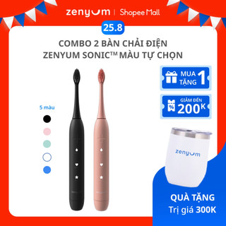 Combo 2 Bàn Chải Điện Zenyum Sonic - Màu Tự Chọn