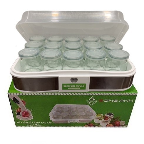 Máy làm sữa chua hương vị truyền thống Song Anh- Tặng kèm 12 cốc nhựa hoặc 15 cốc thủy tinh
