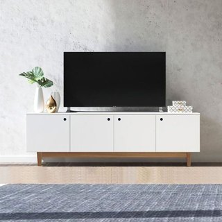 Tủ ti vi gỗ công nghiệp qhome, kích thước 160x40x55 cm