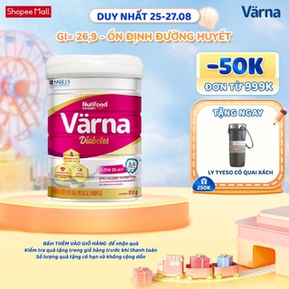 Sữa bột Diabetes Lon 850g - Ổn định đường huyết - Varna