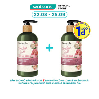 Kem Rửa Tay Naturals By Watsons Prestige Rose Chiết Xuất Hoa Hồng 400ml