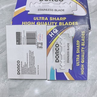 1 hộp dao lam DORCO-ST300(HỘP 10 LƯỠI)