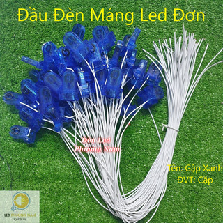 Đầu đèn máng led t8 đơn và đôi, tai đèn gập và gài