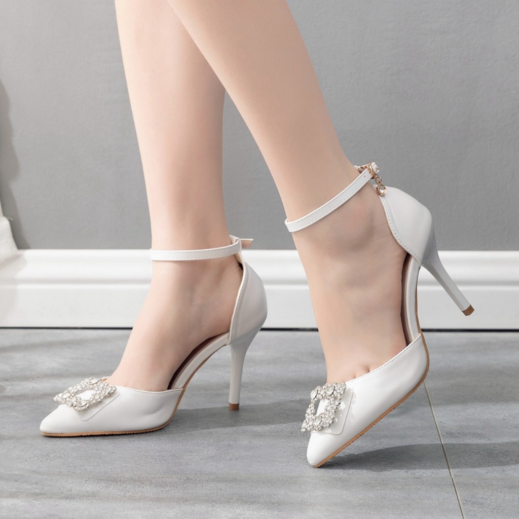 Giày GXC93 cao gót 8cm tươi sáng nổi bật tinh tế thời trang nữ | BigBuy360 - bigbuy360.vn