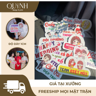 Hashtag Cầm Tay Đám Cưới theo yêu cầu - Hashtag Chụp ảnh Đám cưới - Có tay cầm, giá tại xưởng