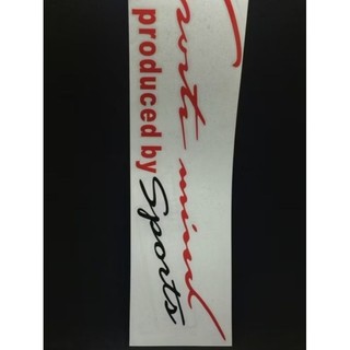 Decal SPORT MIND khổ lớn kích thước 35cm X 12 cm
