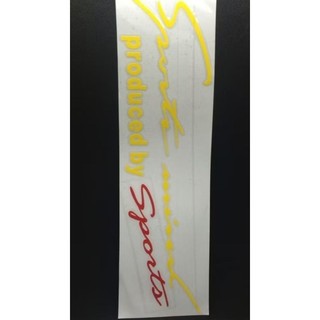 Decal SPORT MIND khổ lớn kích thước 35cm X 12 cm