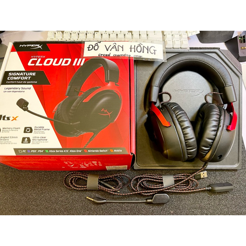 Tai Nghe Gaming HyperX Cloud III (Cloud 3) có dây Wired
