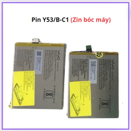 Pin vivo y53/b-c1 Zin bóc máy chất lượng tốt