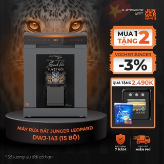Máy rửa bát junger dwj-143 dung tích 15 bộ sạch khô tuyệt đối bảo hành 7 năm