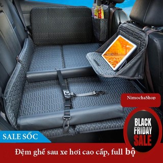 Đệm treo ghế sau không bơm chịu tải 600kg , Nệm oto dạng treo ghế sau cho cả gia đình, đệm ngủ xe hơi cho mẹ và bé đi xa