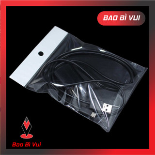 [1kg] Túi OPP dán miệng có lỗ treo màng ngọc