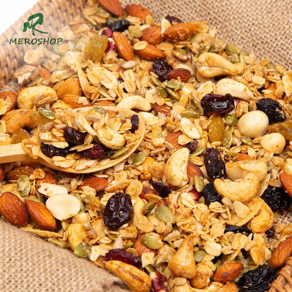 500Gr Granola Có yến mạch. Có hồ sơ công bố, xuất hóa đơn công ty đầy đủ