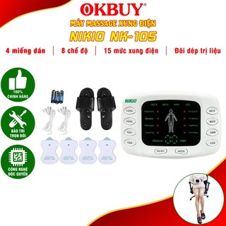 Máy Massage Xung điện Trị Liệu 4 Miếng Dán & Massage Chân NK-105 | OKbuy